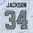 Bo Jackson Autographed Custom White Football Jersey
