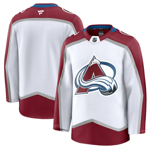 Blank Colorado Avalanche 2024 White Premium Hockey Jersey