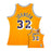 Magic Johnson Autographed Los Angeles Lakers Mitchell & Ness 1984-85 Yellow Jersey