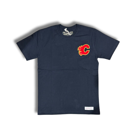 Calgary Flames Black Standard Patch T-Shirt - Pastime Sports & Games