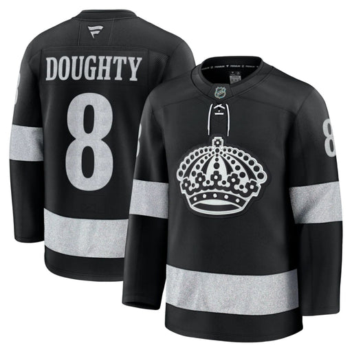 Drew Doughty Los Angeles Kings 2025 Black Alternate Premium Hockey Jersey