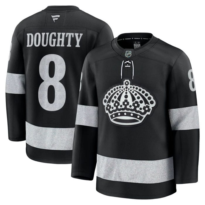 Drew Doughty Los Angeles Kings 2025 Black Alternate Premium Hockey Jersey
