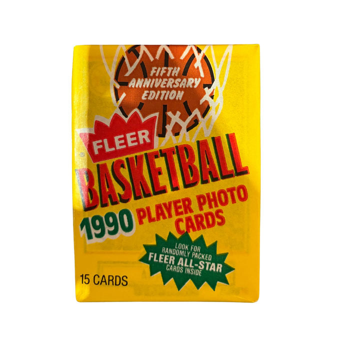 1990/91 Fleer NBA Basketball Player Photo Cards Box/Pack - Pastime Sports & Games