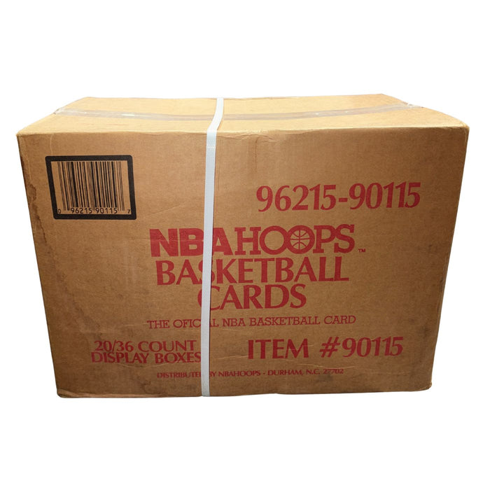1990/91 Hoops Series 1/One NBA Basketball Hobby Box/Pack