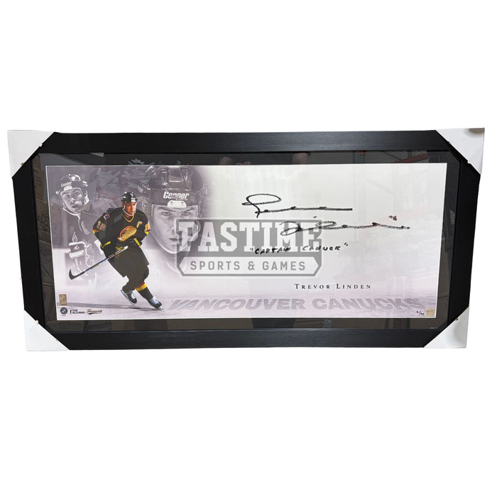 Trevor Linden Autographed Vancouver Canucks Limited Edition Panoramic Print