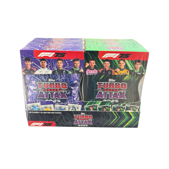 2025 Topps Turbo Attax Formula 1 Racing Mega Tin/Case - Pastime Sports & Games