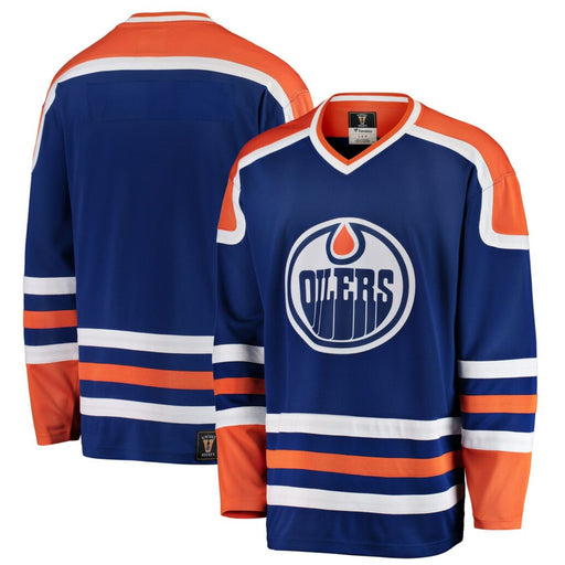 Blank Edmonton Oilers 1979-1986 Royal Premier Breakaway Heritage Hockey Jersey