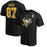 Sidney Crosby Pittsburgh Penguins Fanatics Authentic Stack Name & Number Black T-Shirt