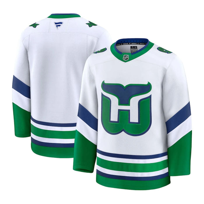 Blank Carolina Hurricanes 2024 White Alternate Premium Hockey Jersey