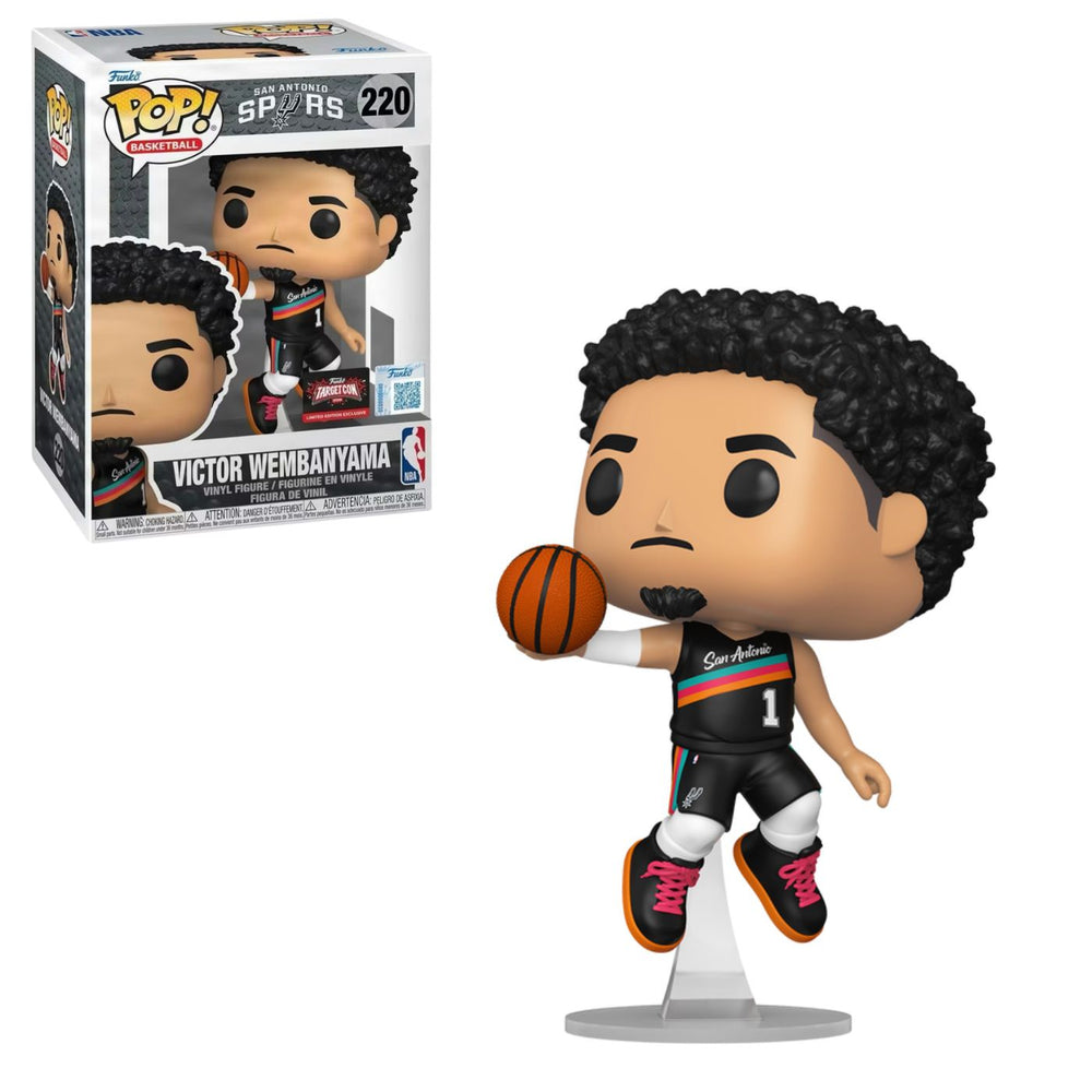 Funko Pop! Basketball San Antonio Spurs Victor Wembanyama #220 - Pastime Sports & Games