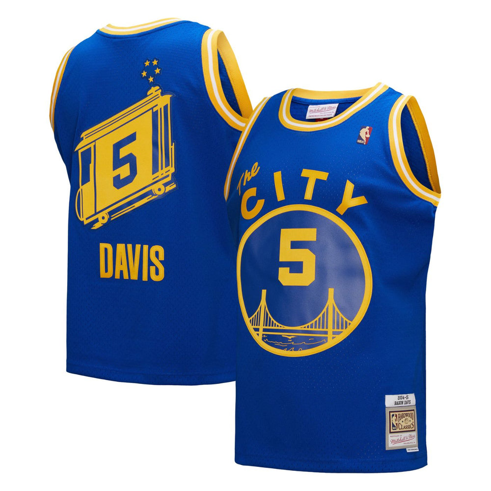 Golden State Warriors Baron Davis Royal 2004-05 Hardwood Classics Swingman Jersey - Pastime Sports & Games