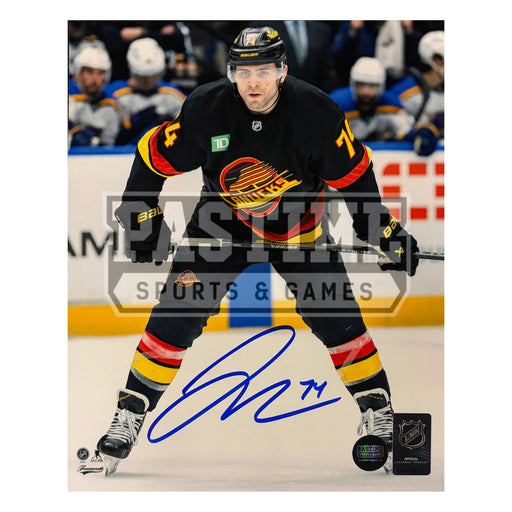 Jake Debrusk Autographed Vancouver Canucks Hockey Photo (Ready)
