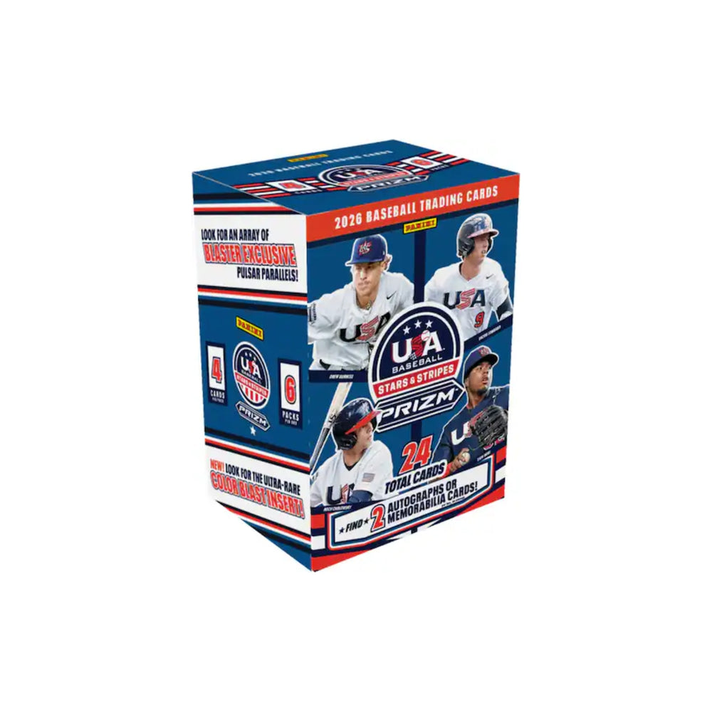 2026 Panini Stars & Stripes Prizm USA Baseball Blaster Box
