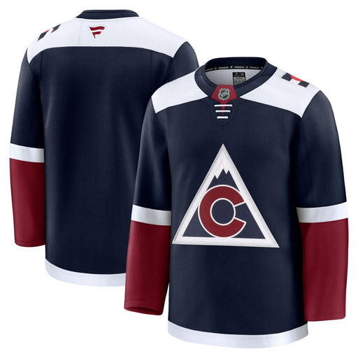 Blank Colorado Avalanche 2024 Navy Alternate Premium Hockey Jersey