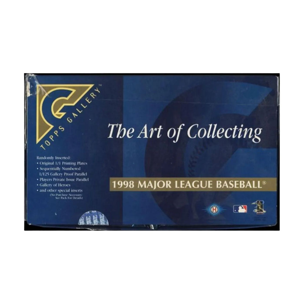 1998 Topps Gallery The Art Of Collecting MLB Baseball Box - Pastime Sports & Games