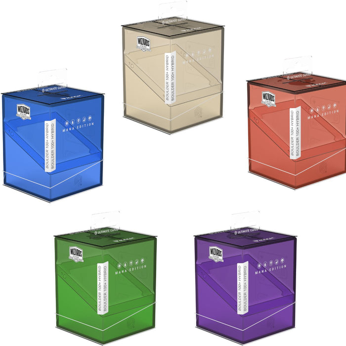 Ultimate Guard Deck Case Boulder 100+ Magic The Gathering Mana Edition PRE ORDER - Pastime Sports & Games