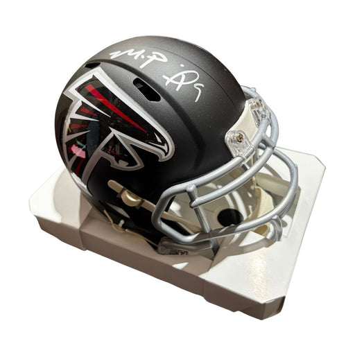 Michael Penix Jr. Autographed Atlanta Falcons Speed Mini Helmet Fanatics COA