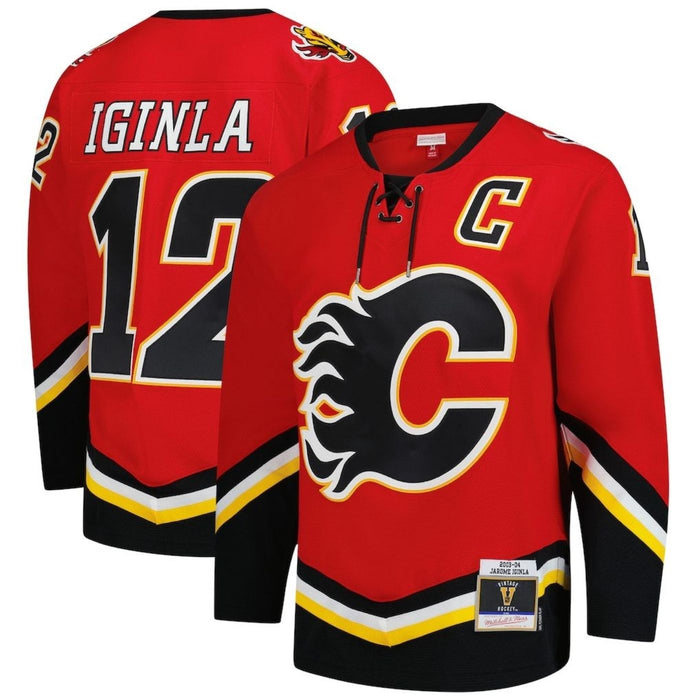 Jerome Iginla Calgary Flames 2003-04 Red Power Play Hockey Jersey