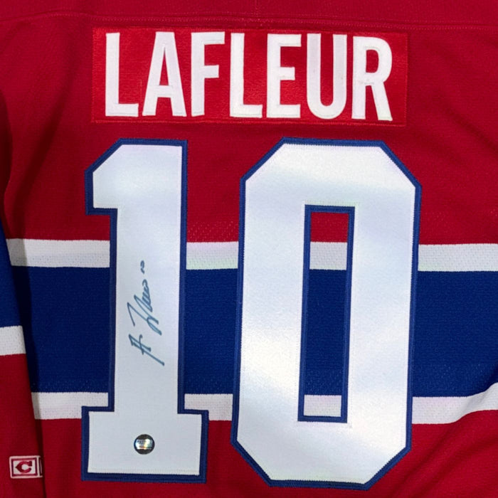 Guy Lafleur Autographed Montreal Canadiens Vintage CCM Hockey Jersey - Pastime Sports & Games