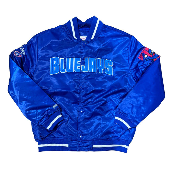 Toronto Blue Jays Big Hood Satin Jacket - Pastime Sports & Games