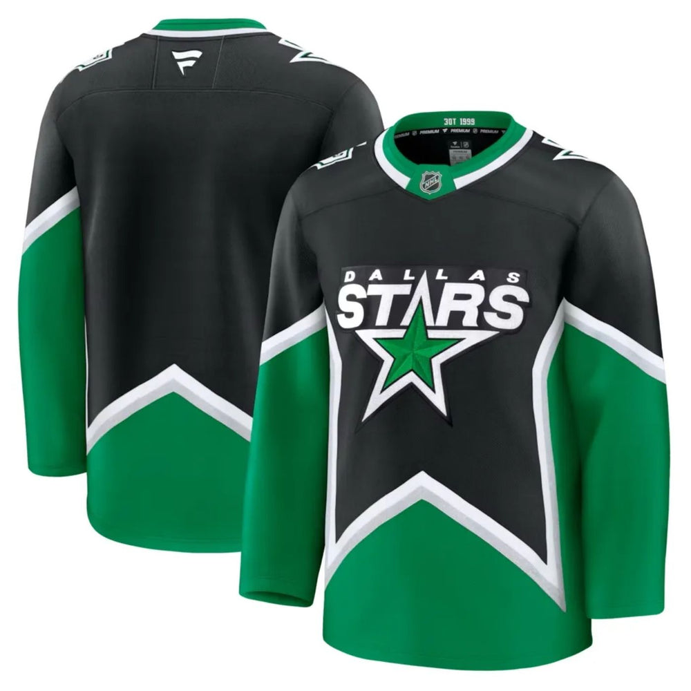 Blank Dallas Stars 2025 Black Alternate Premium Hockey Jersey