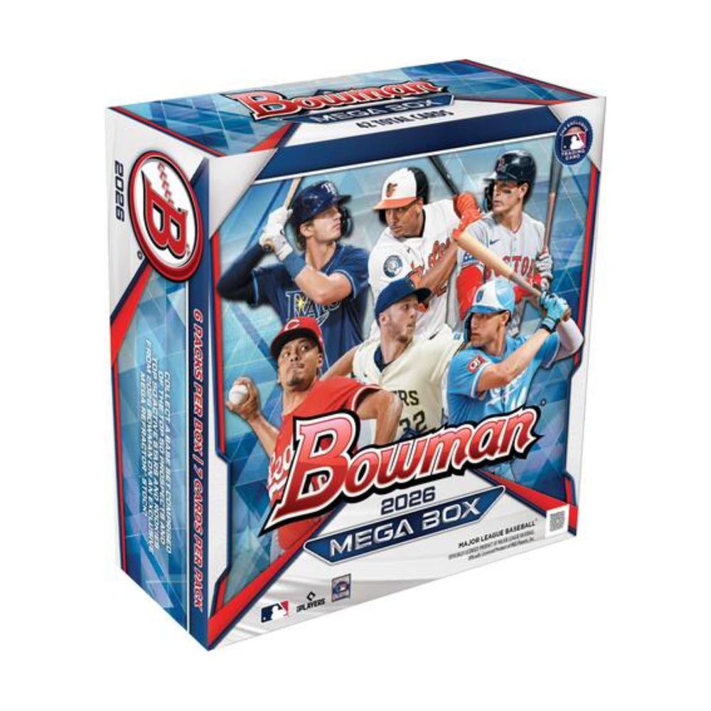 2026 Topps Bowman MLB Baseball Mega Box/Case - Pastime Sports & Games