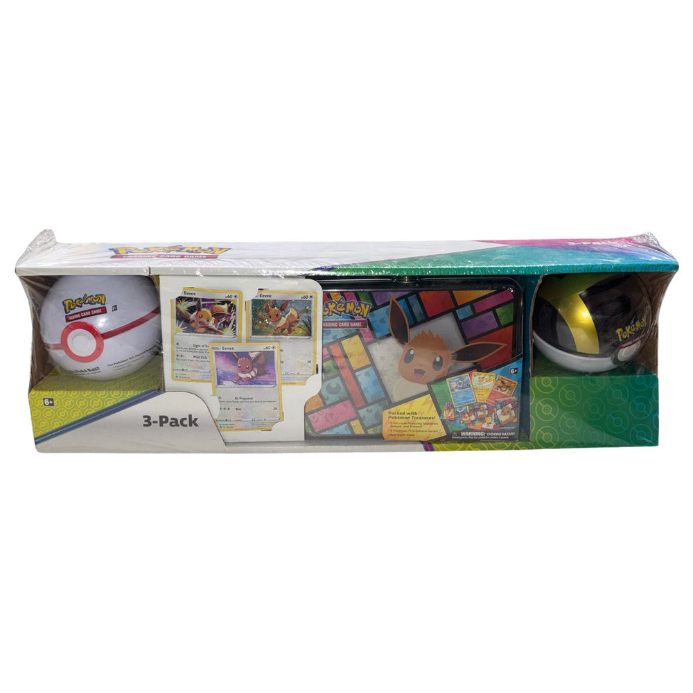 Pokemon Eevee Collector's Treasure Chest And Pokeball Bundle - Pastime Sports & Games
