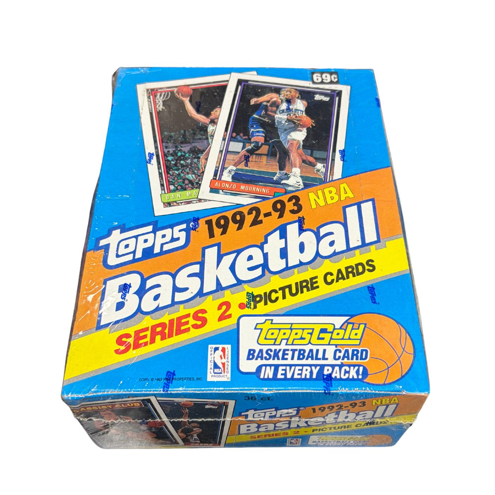 1992/93 Topps Series 2 / Two NBA Basketball Wax Box