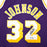 Magic Johnson Autographed Los Angeles Lakers Mitchell & Ness 1984-85 Purple Jersey