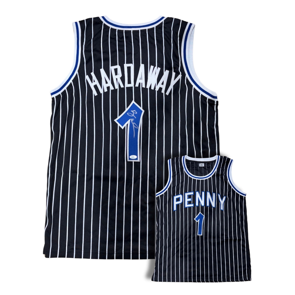 Anfernee Hardaway Autographed Black Orlando Custom Basketball Jersey