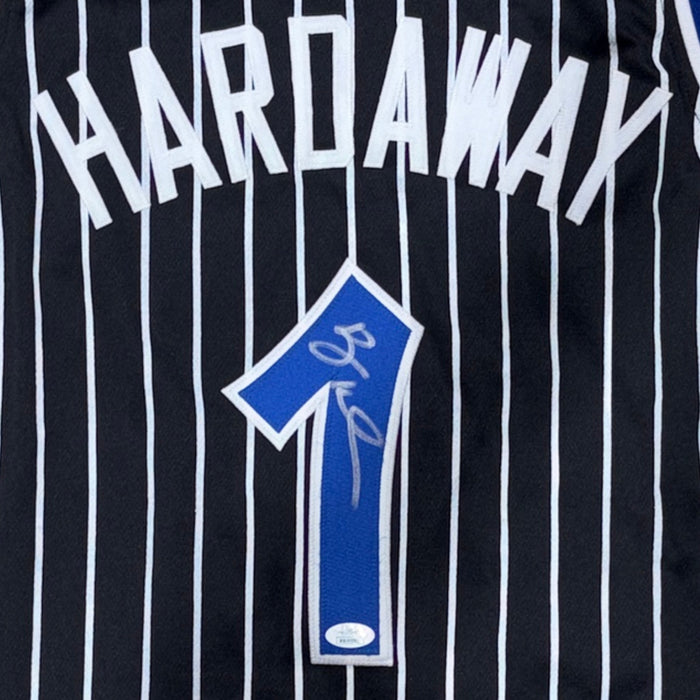 Anfernee Hardaway Autographed Black Orlando Custom Basketball Jersey