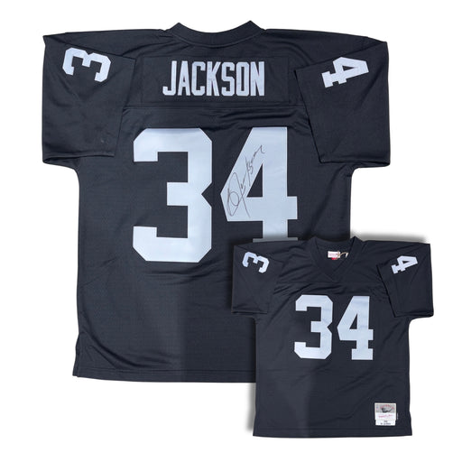 Bo Jackson Autographed Oakland Raiders Mitchell & Ness 1988 Throwback Black Jersey