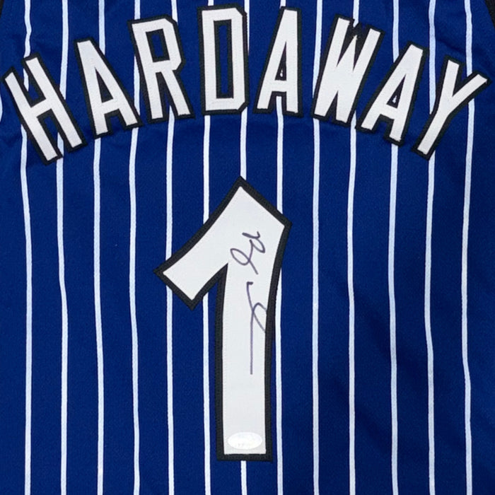 Anfernee Hardaway Autographed Orlando Blue Basketball Custom Jersey
