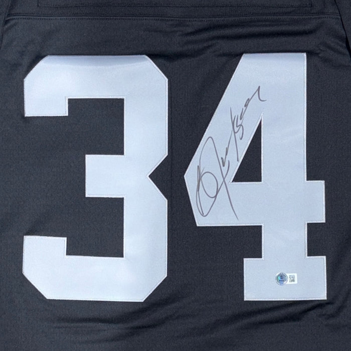 Bo Jackson Autographed Oakland Raiders Mitchell & Ness 1988 Throwback Black Jersey