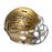 Rudy Ruettiger Autographed & Inscribed Notre Dame Fighting Irish Replica Football Helmet