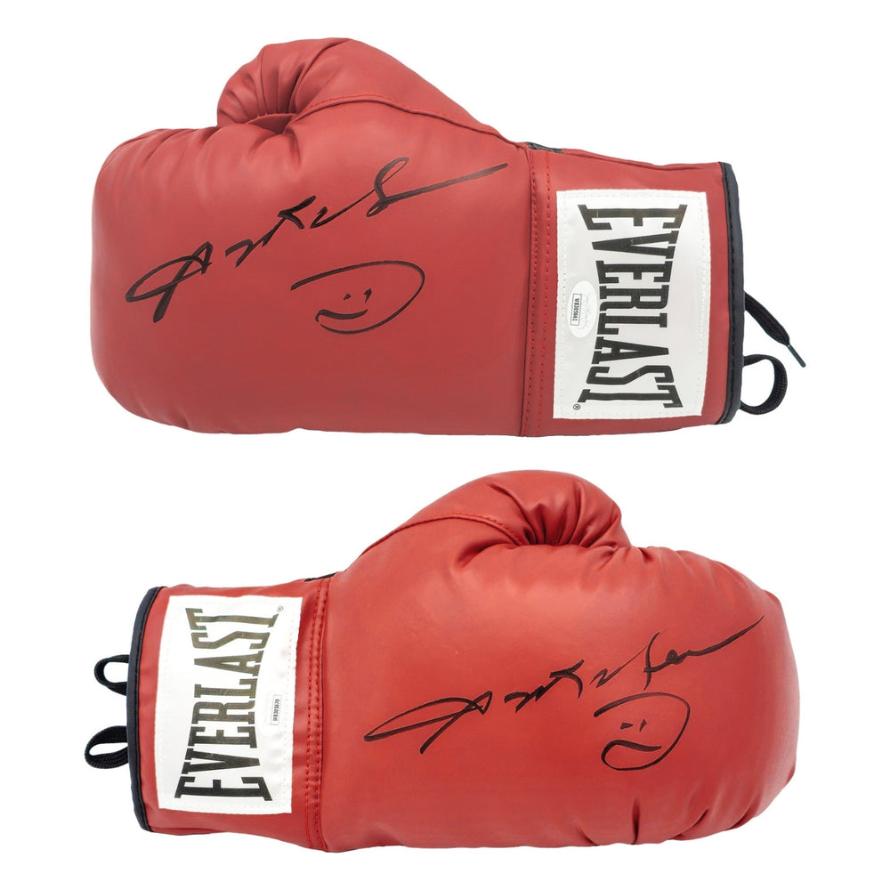 Sugar Ray Leonard Autographed Everlast Red Boxing Glove