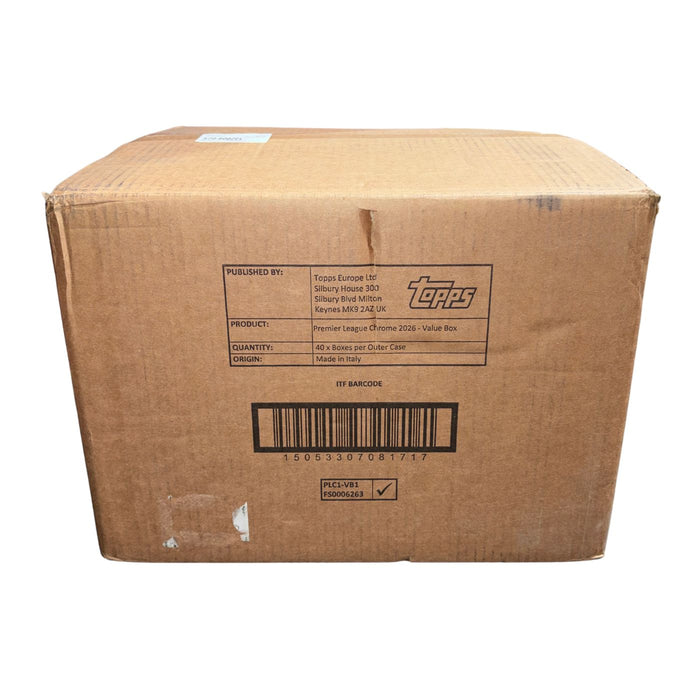 2026 Topps Chrome Premier League Soccer Blaster Box/Case - Pastime Sports & Games