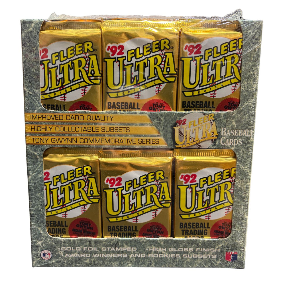 1992 Fleer Ultra Jumbo Series 1/One MLB Baseball Pack/Box