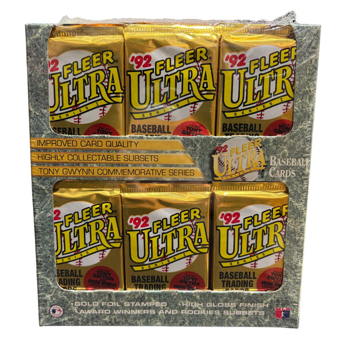 1992 Fleer Ultra Jumbo Series 1/One MLB Baseball Pack/Box