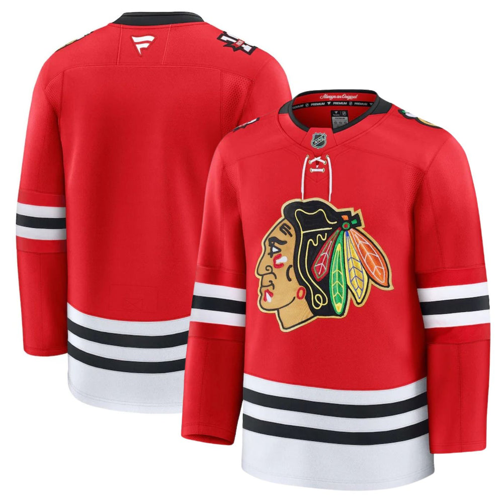 Blank Chicago Blackhawks 2025 Red Premium Hockey Jersey