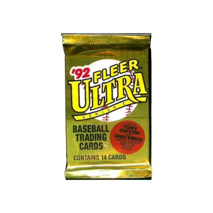 1992 Fleer Ultra Jumbo Series 1/One MLB Baseball Pack/Box