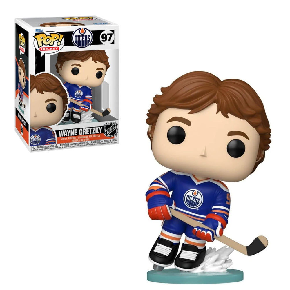 Funko Pop! Hockey Edmonton Oilers Wayne Gretzky (Rookie) #97 - Pastime Sports & Games