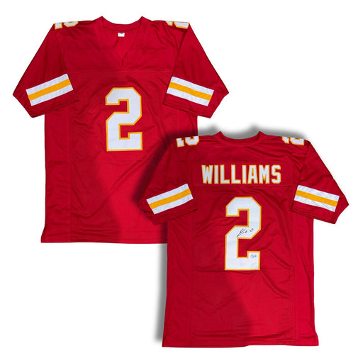 Joshua Williams Autographed Kansas City Custom Football Home Jersey