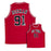 Dennis Rodman Autographed "The Worm" Custom Red Jersey