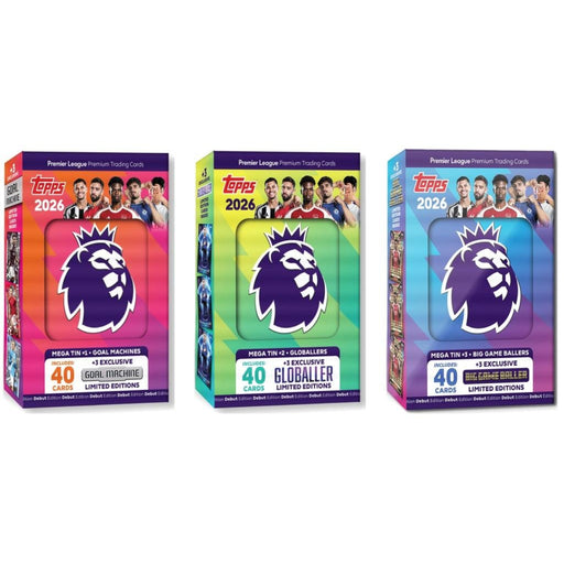 2025/26 Topps Premier League Debut Edition Mega Tin/Case - Pastime Sports & Games