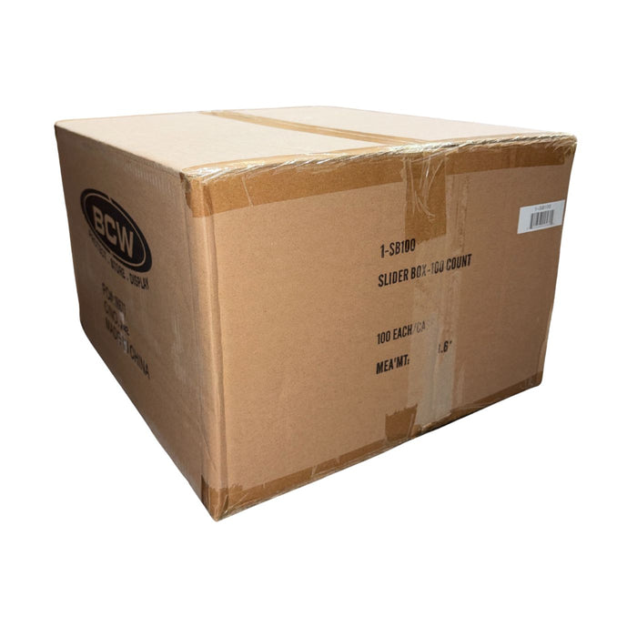 BCW 100 Card Slider Box | Premium Trading Card Storage BCW 100 Card Slider Box | Premium Trading Card Storage