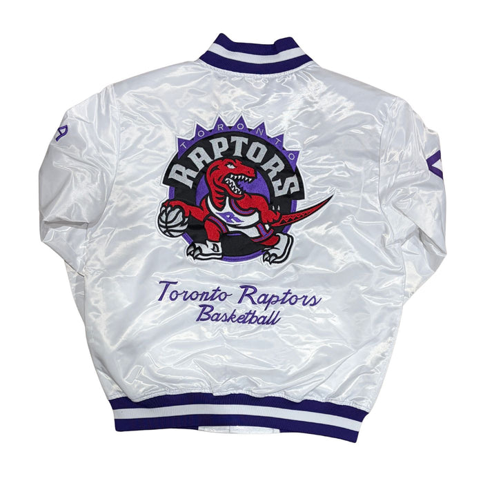 Toronto Raptors White Arctic Lightweight Jacket - Pastime Sports & Games