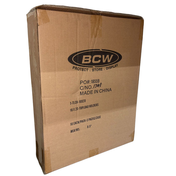 BCW 16x20 Toploaders