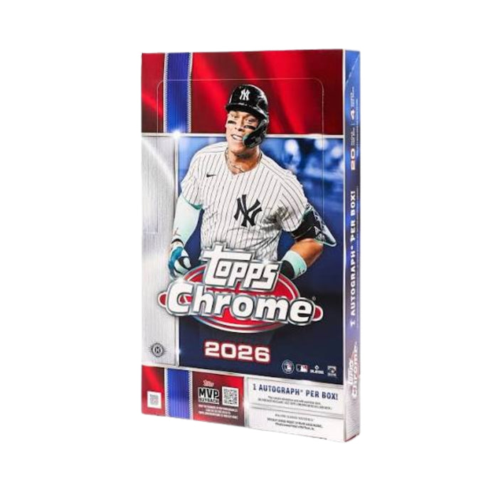 2026 Topps Chrome MLB Baseball Hobby Box