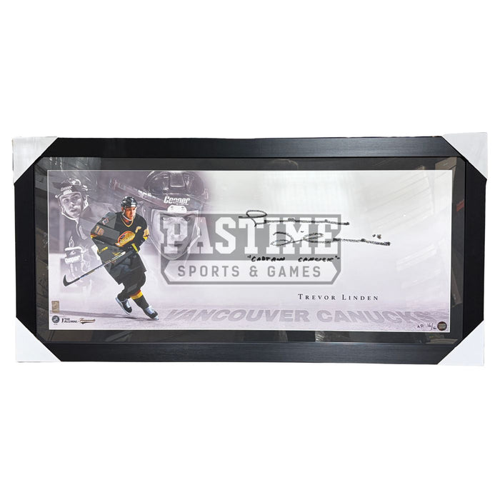 Trevor Linden Autographed Vancouver Canucks Limited Edition Panoramic Print